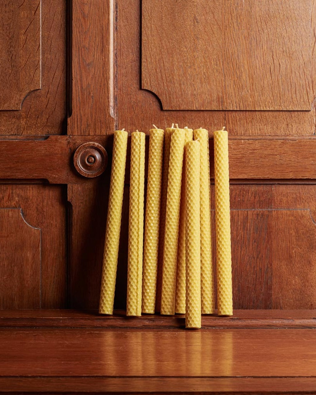 Apis Cera - Lot De Chandelles Lucienne - Jaune