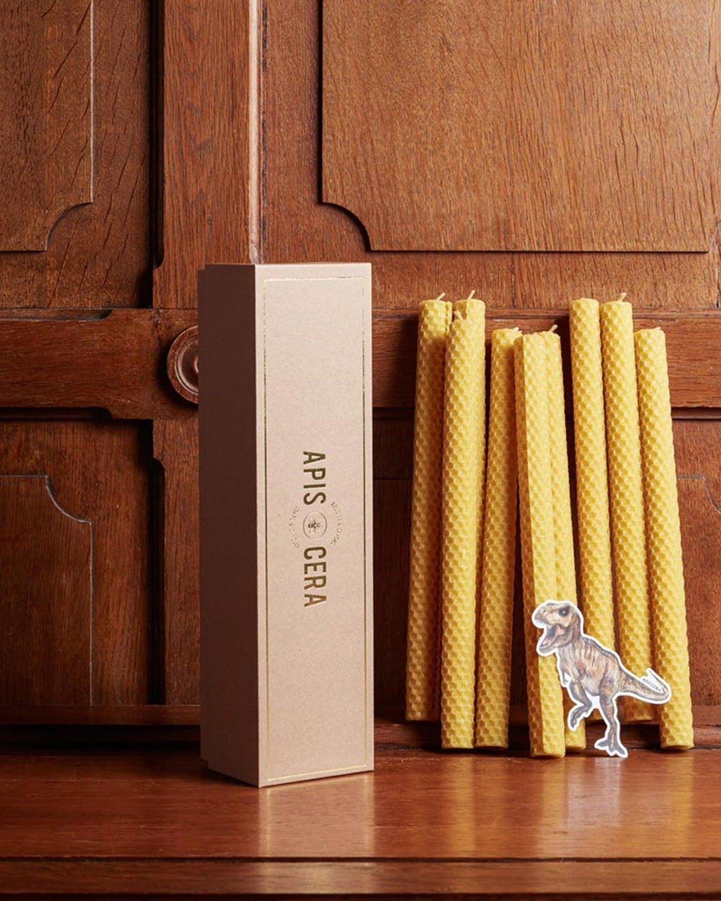 Apis Cera - Lot De Chandelles Lucienne - Jaune
