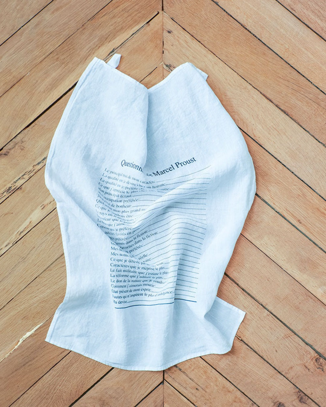 Serie Limitee Louise - Marcel teatowel - White