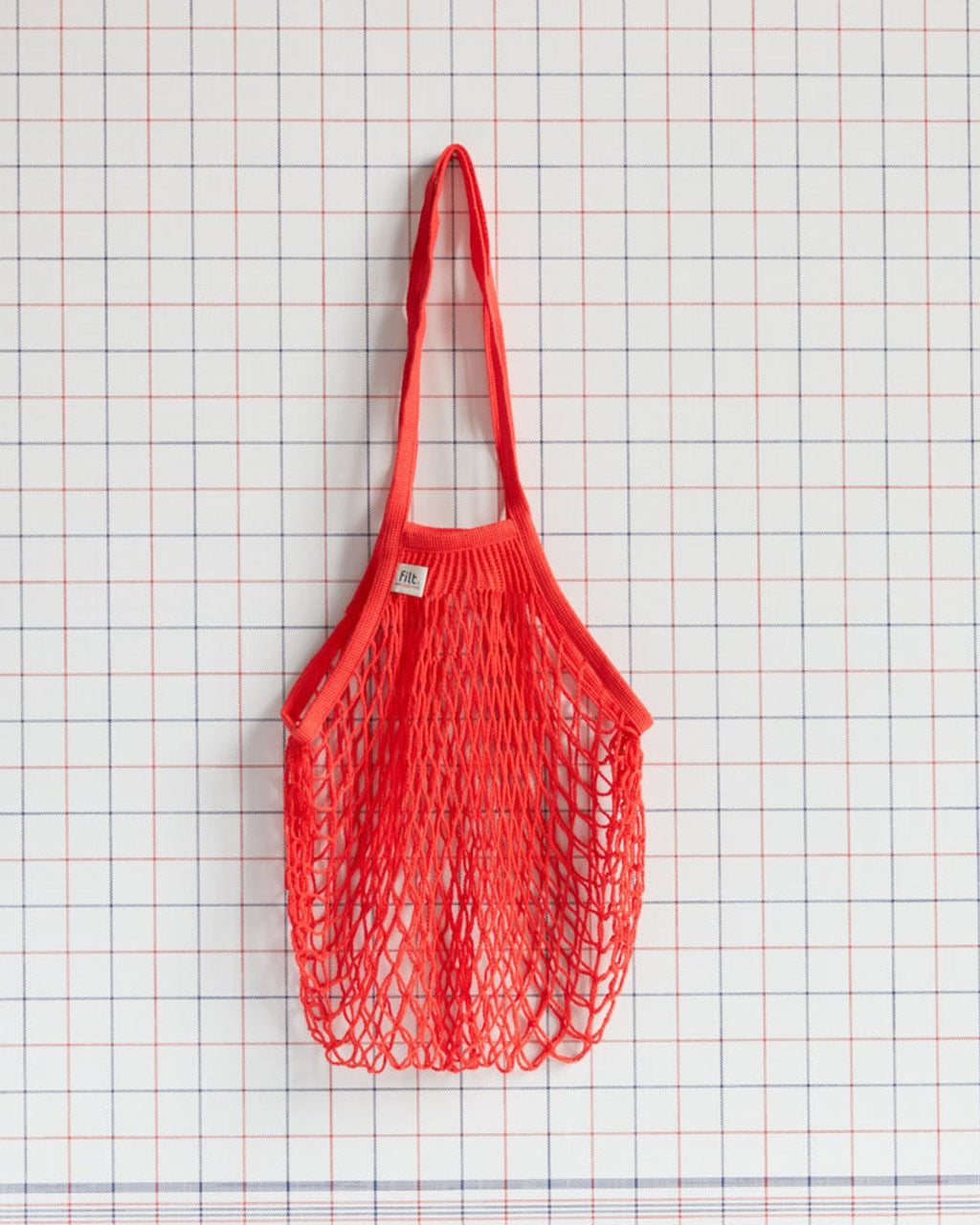 Filt - Filet À Provisions - Rouge Anémone