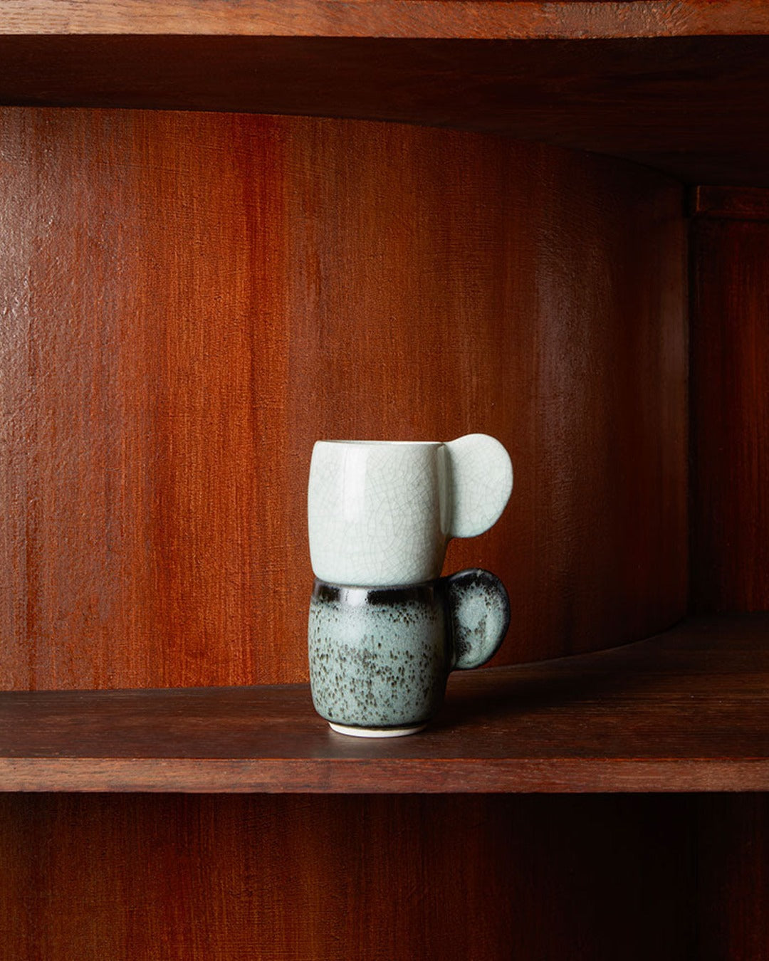 Jars Ceramistes - Dashi glazed stoneware cup - 12cl - Charcoal