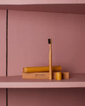 Sort Of Coal - Brosse À Dent Avec Étui En Bamboo