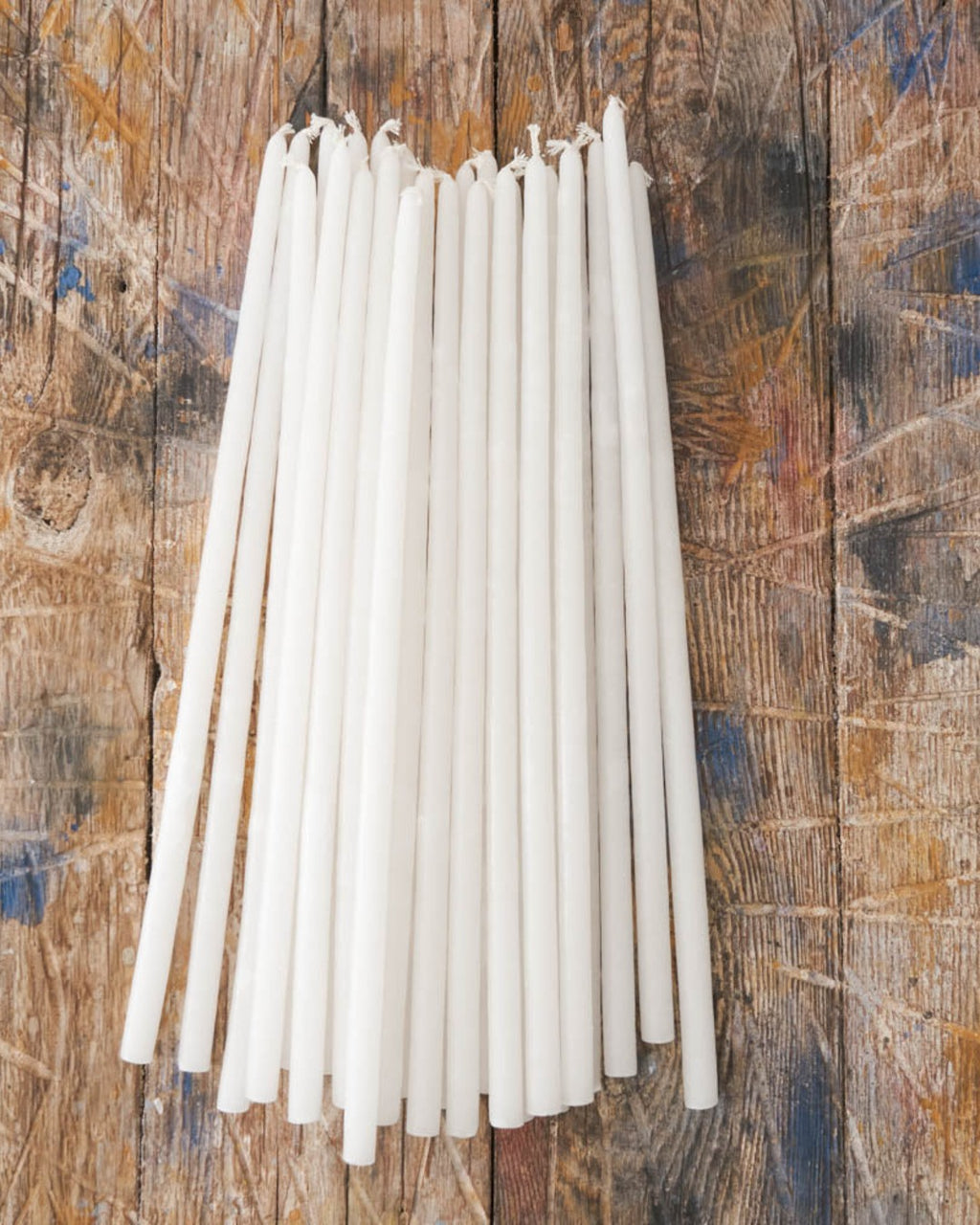 Ciergerie Des Premontres - Set De 25 Bougies Fines - Blanc