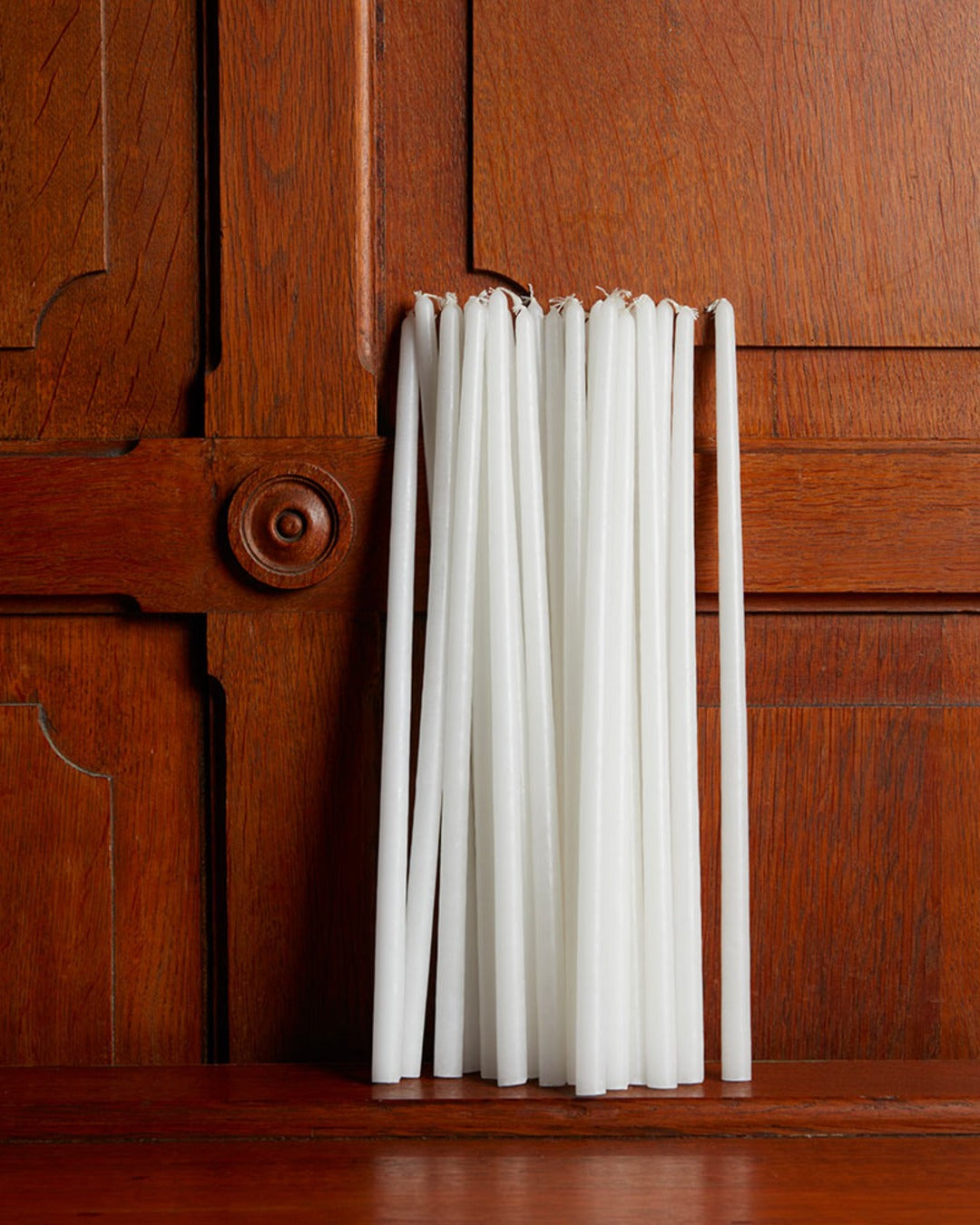 Ciergerie Des Premontres - Set De 25 Bougies Fines - Blanc