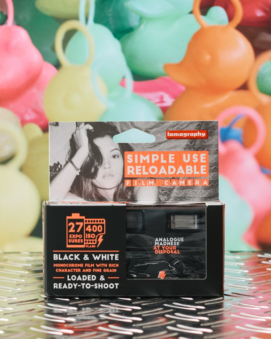 Lomography - Appareil Photo Réutilisable Noir & Blanc