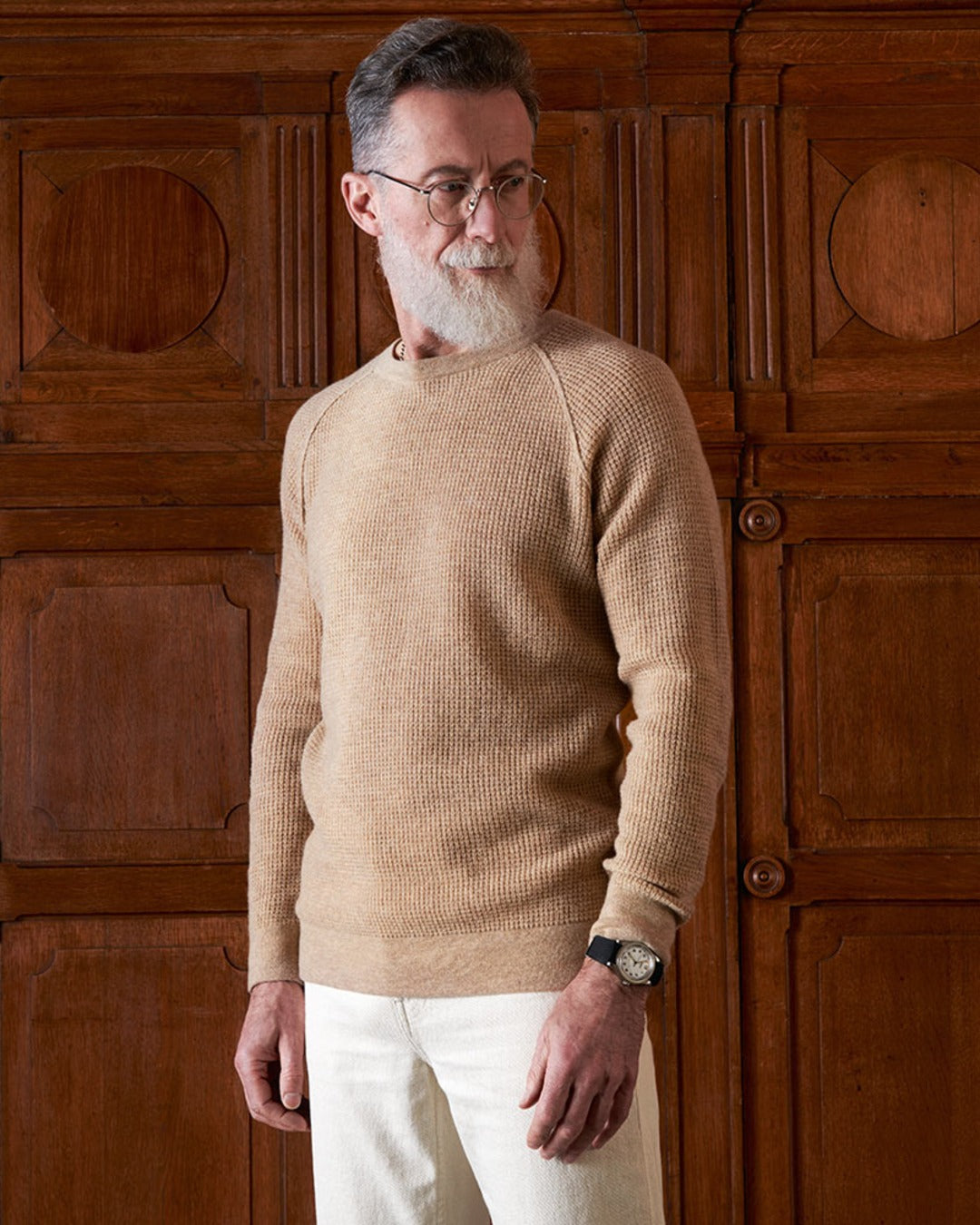 Merci - Pull En Laine - Sable