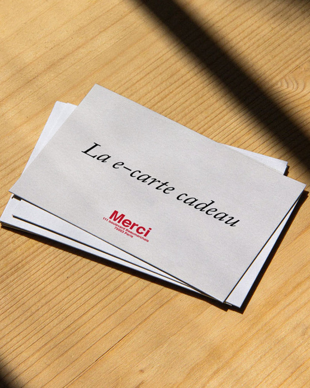 Merci - E-Carte Cadeau