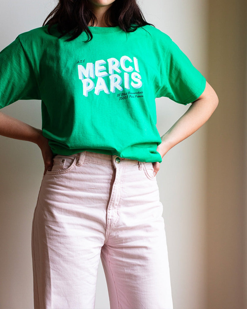 Merci - t-shirt - Green