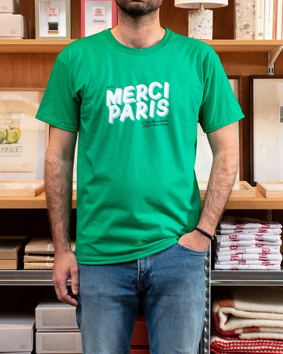 Merci - t-shirt - Green
