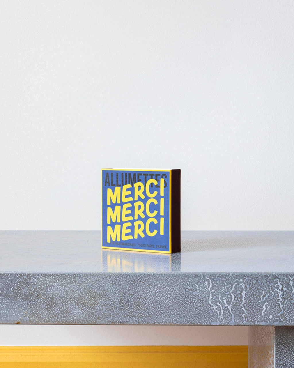 Merci - Boîte De 120 Grandes Allumettes - Merci Jaune