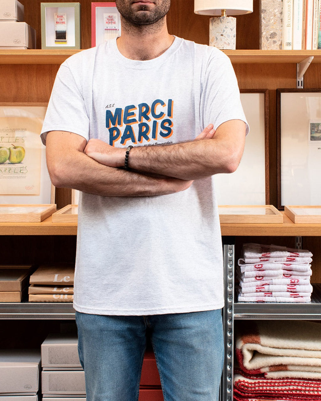 Merci - T-shirt unisexe - Gris Clair