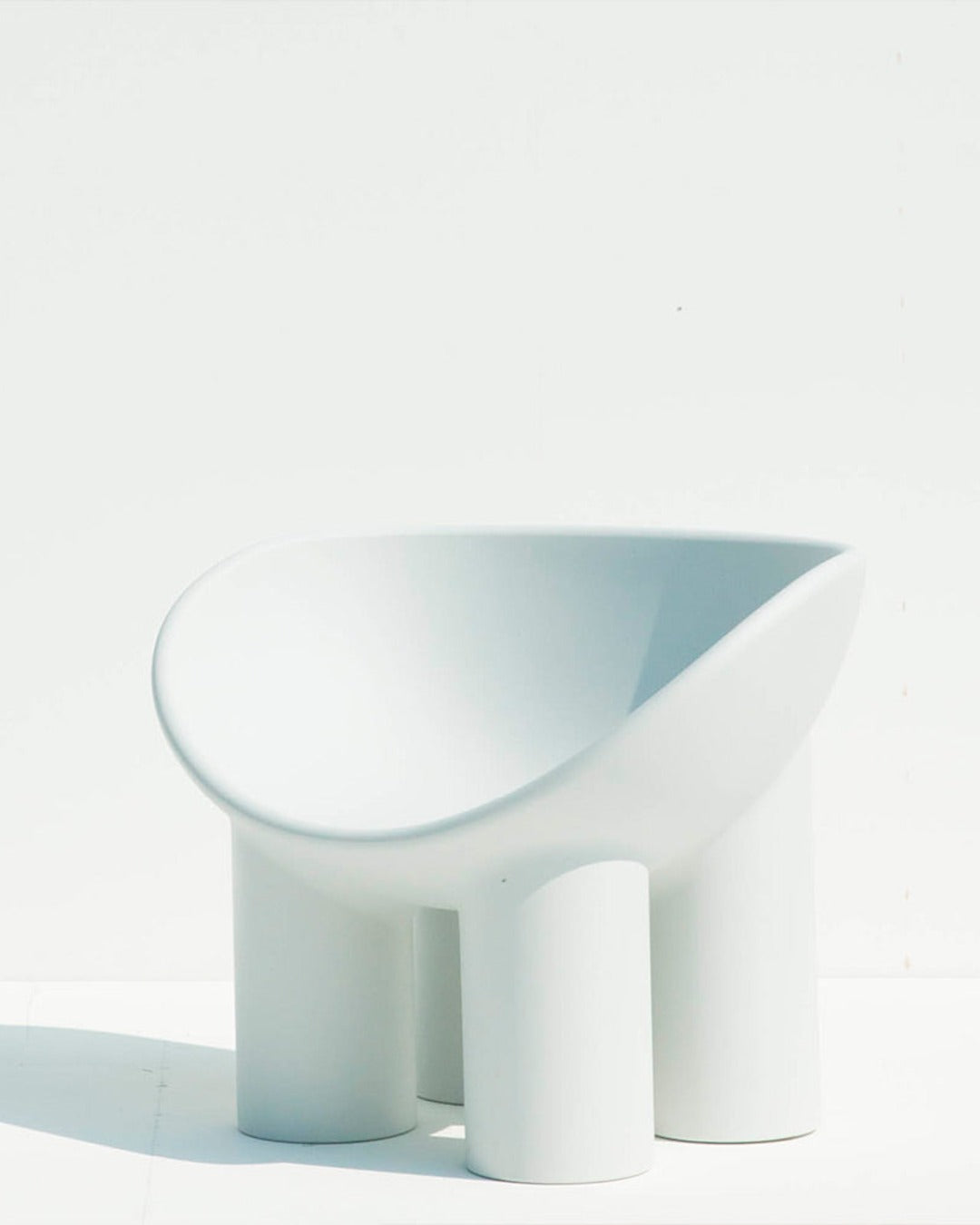 Driade - Roly Poly Armchair - Concrete White