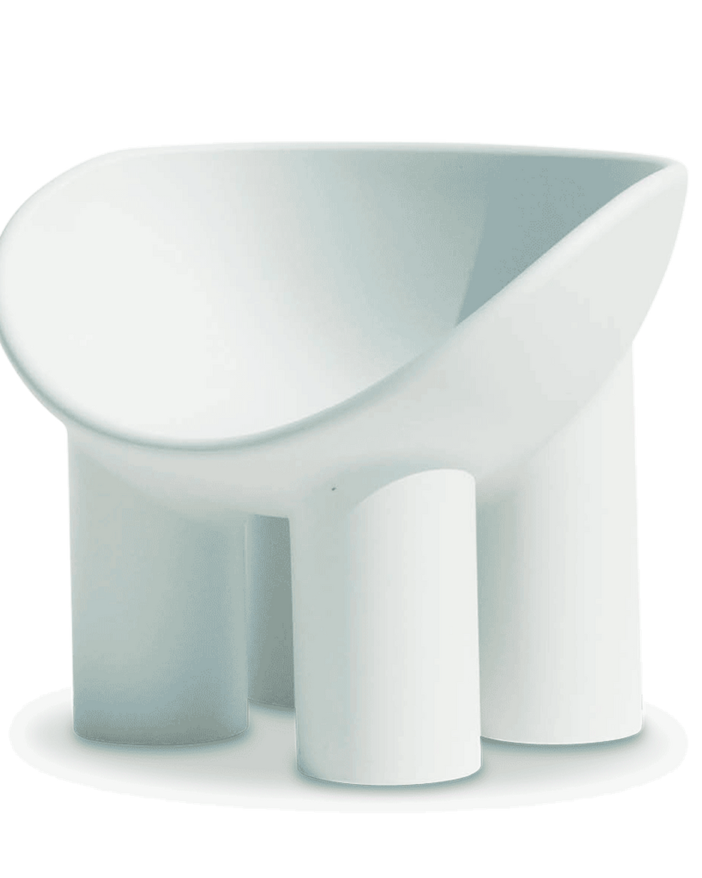 Driade - Fauteuil Roly Poly - Concrete White