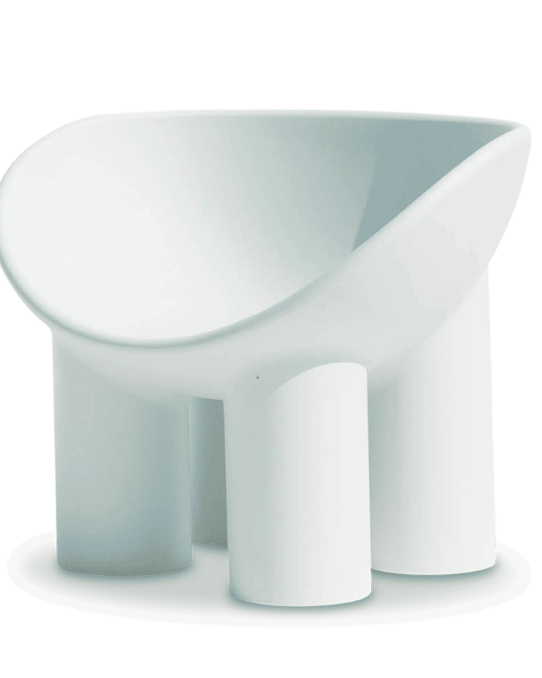 Driade - Roly Poly Armchair - Concrete White