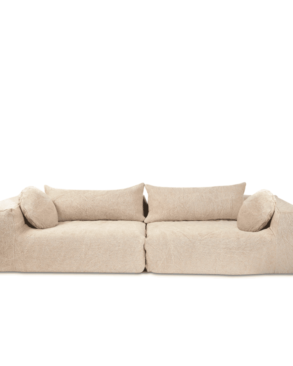 Bed And Philosophy - Slow Family Sofa 4 seater - Trame Flax