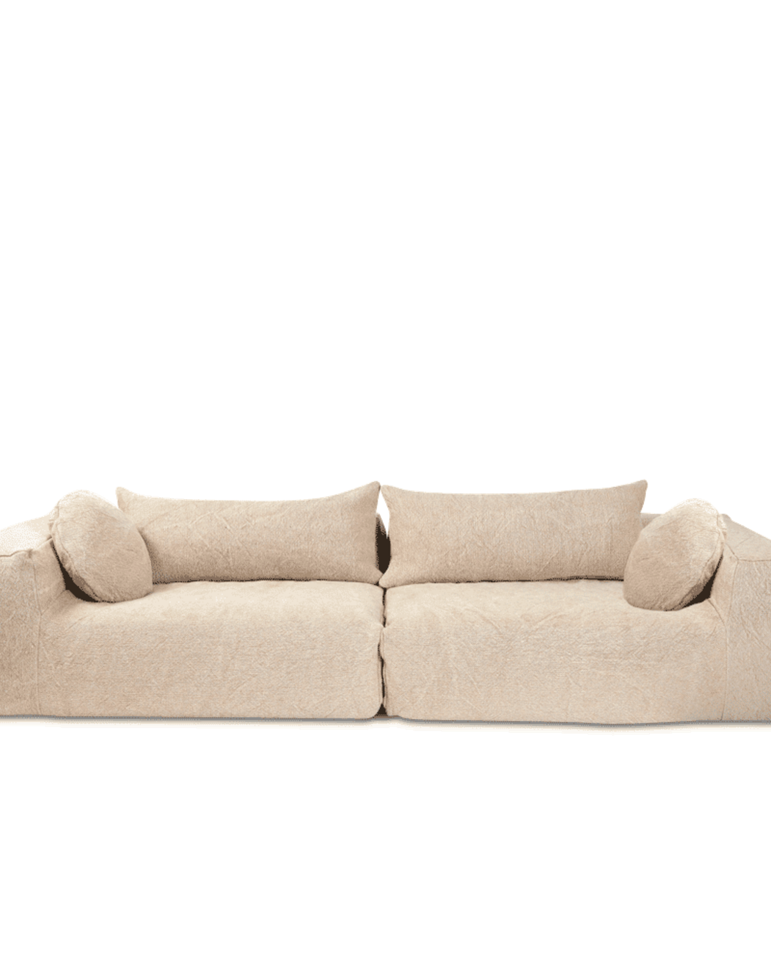 Bed And Philosophy - Slow Family Sofa 4 seater - Trame Flax