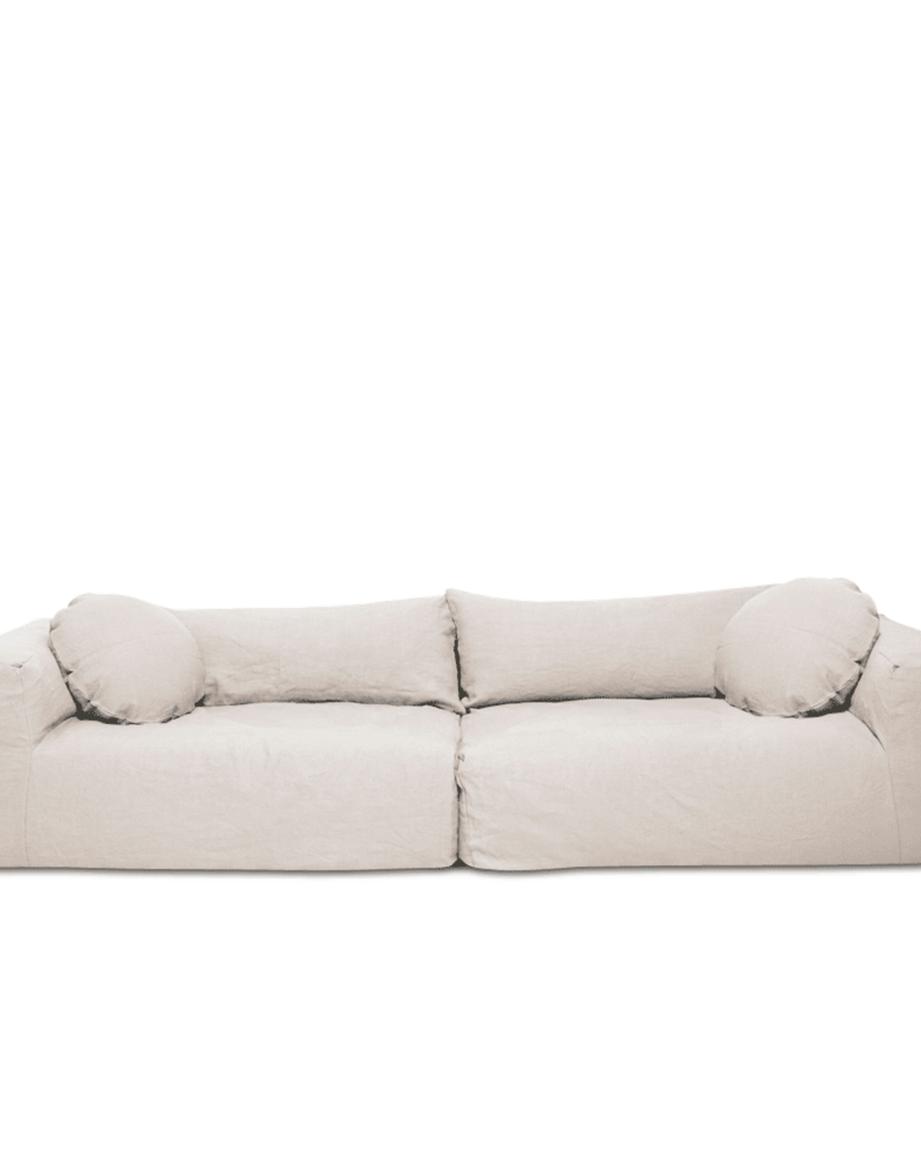 Bed And Philosophy - Slow Family Sofa 4 seater - Chalk Linen