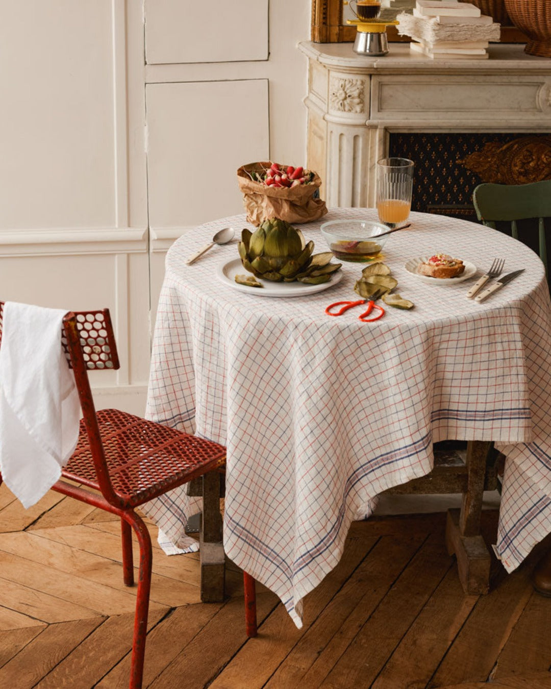 Merci - Washed linen tablecloth - Office
