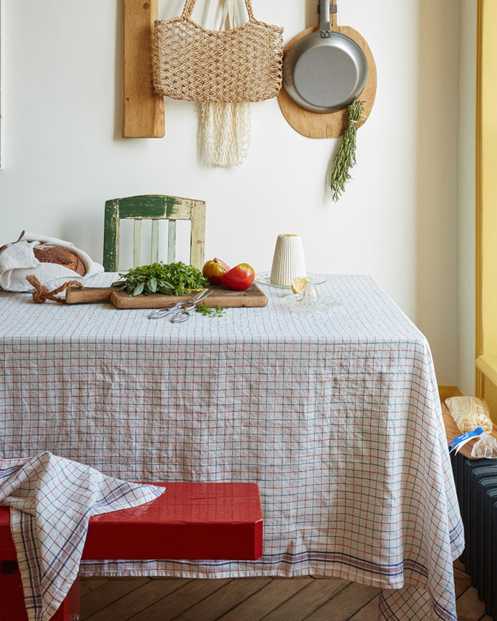 Merci - Washed linen tablecloth - Office