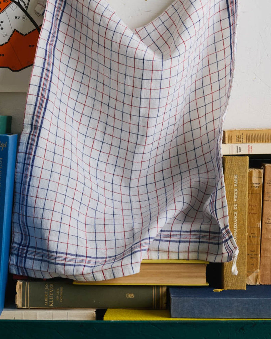 Merci - Washed linen tea towel - Office