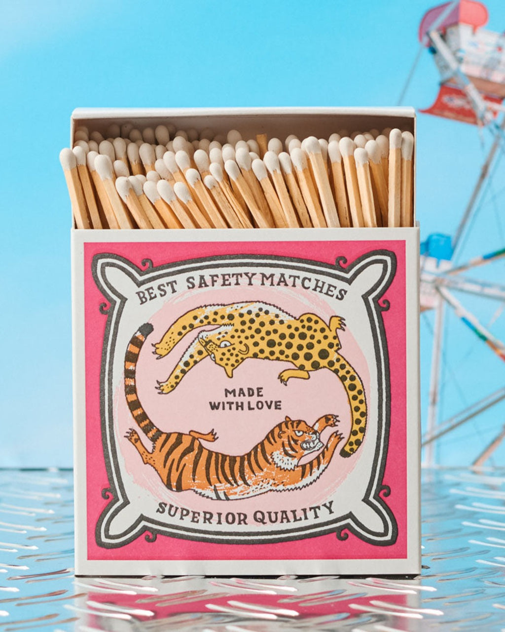 Archivist - Boîte De 150 Grandes Allumettes Tigre Léopard