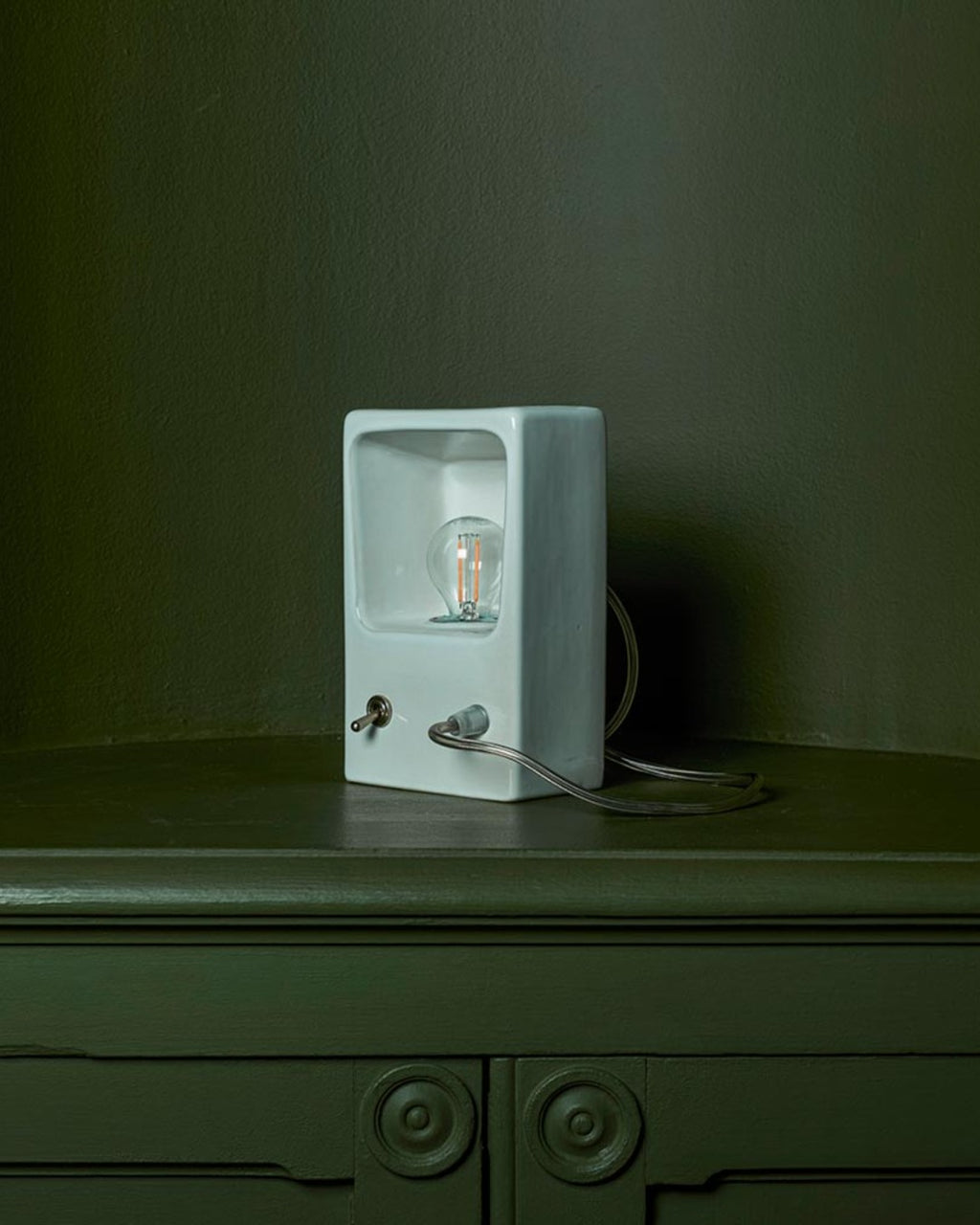 Piet Hein Eek - Lampe Single - Bleu Clair