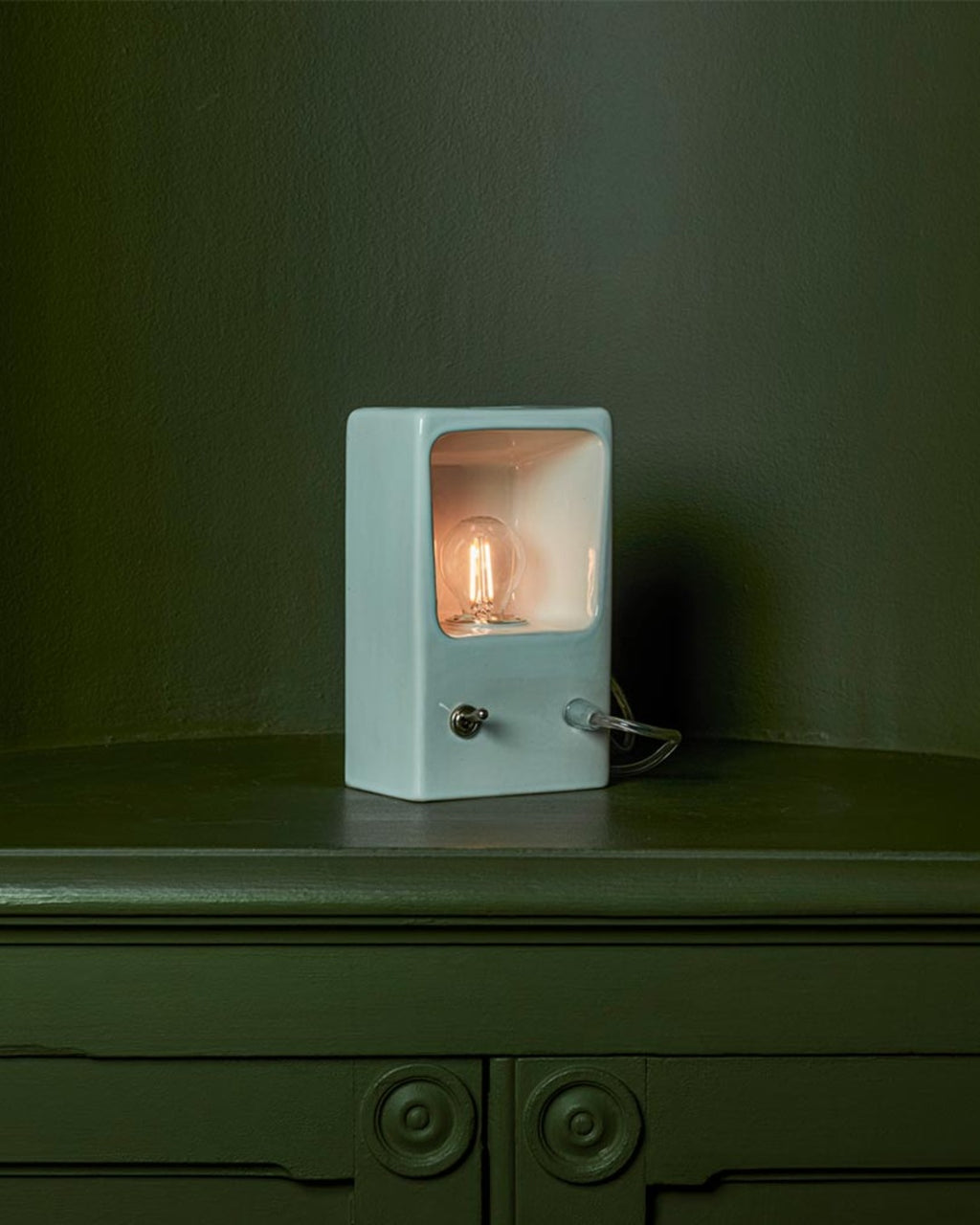 Piet Hein Eek - Lampe Single - Bleu Clair