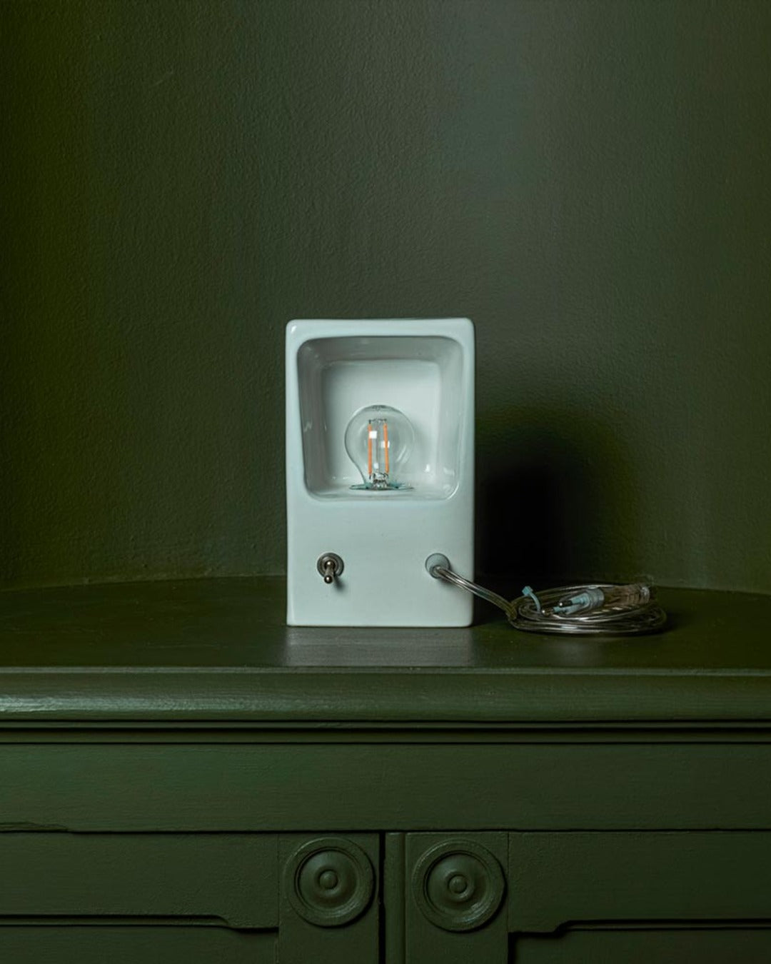 Piet Hein Eek - Lampe Single - Bleu Clair