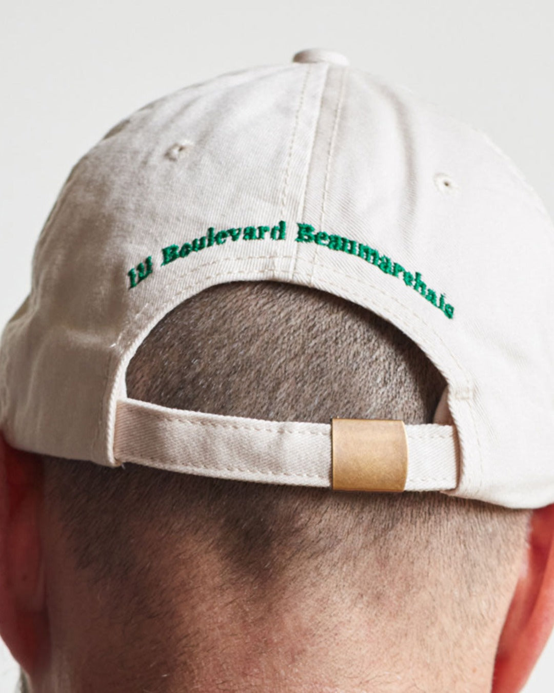 Merci - Casquette Brodée Non Merci - Écru