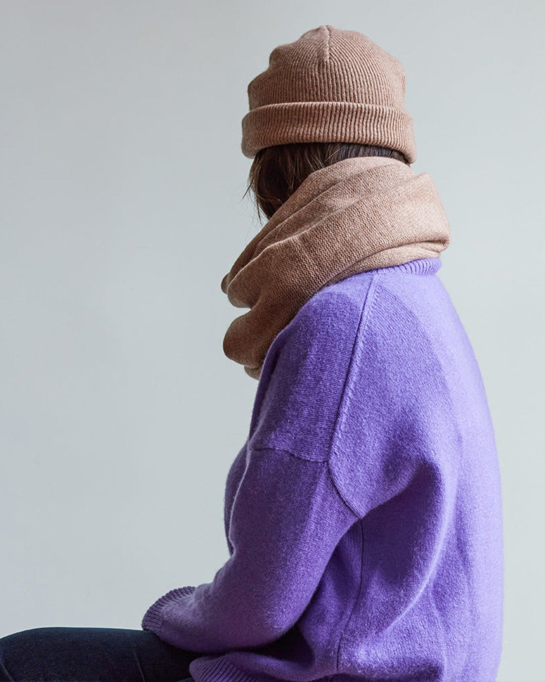 Merci - Bonnet En Cachemire - Camel