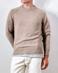 Merci - cashmere Sweat Man jumper - Sand