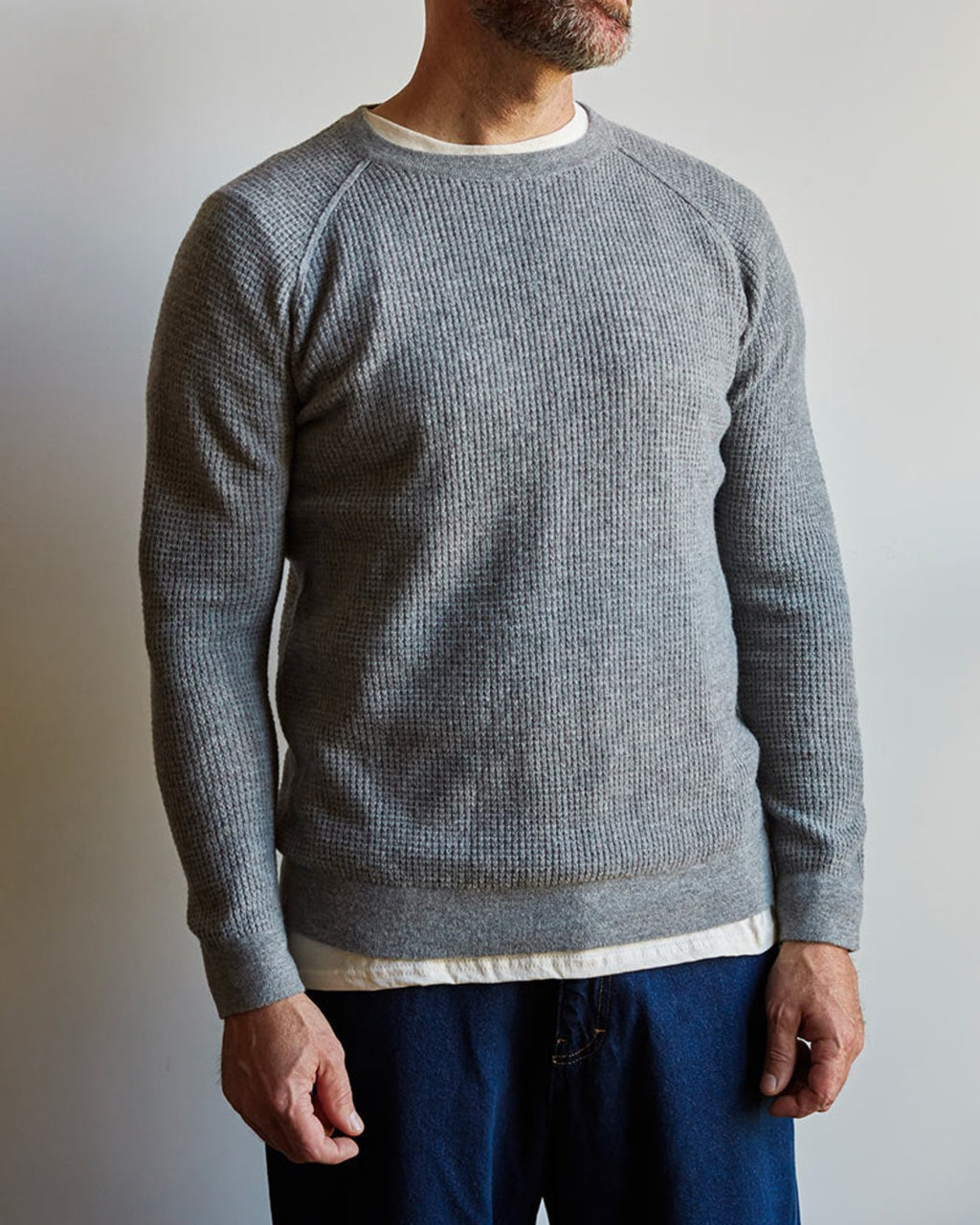 Merci - Pull en laine - Gris