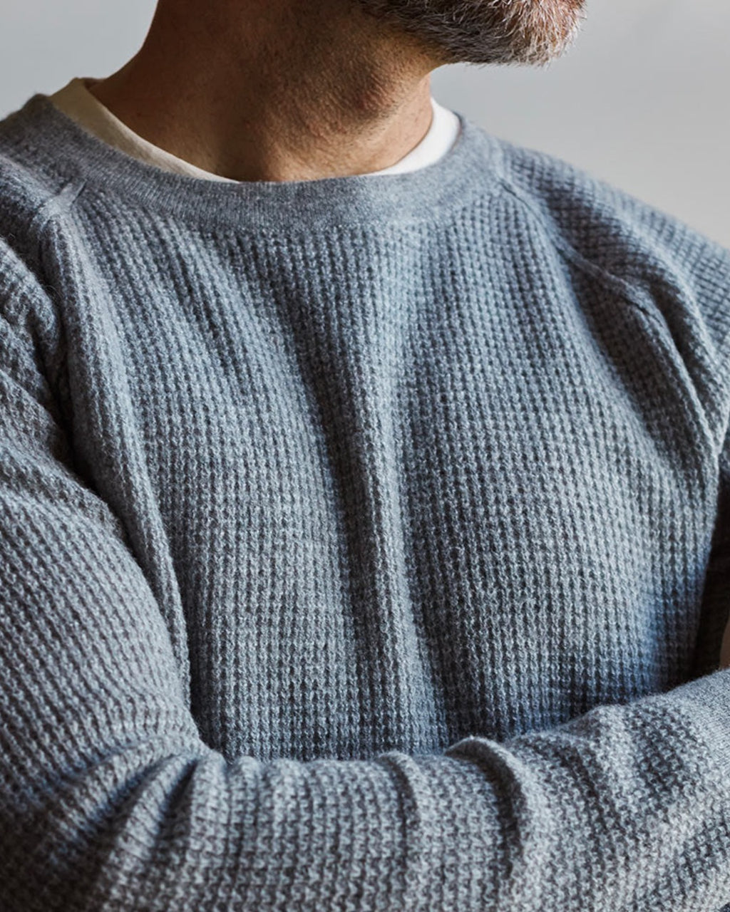 Merci - Pull en laine - Gris