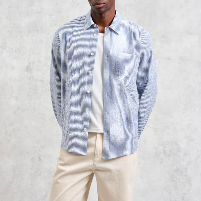 Wax London -  Chemise Rove - Bleu