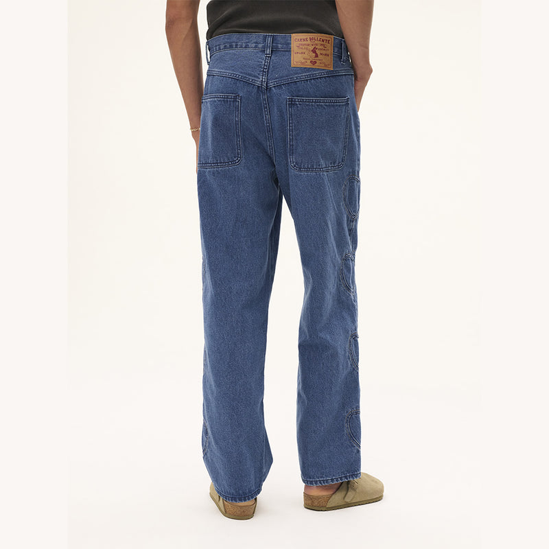 Carne Bollente - Jeans Country Crush - Washed Blue