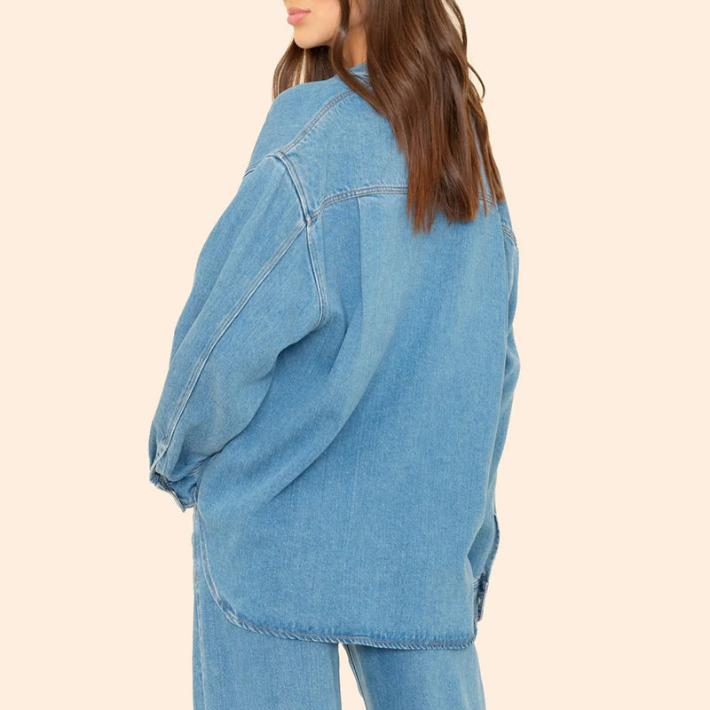 Xirena - Chemise Gia - Bleu Denim