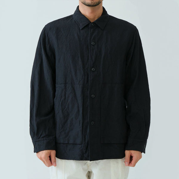 Sage de Cret - Veste Chemise Oxford - Marine
