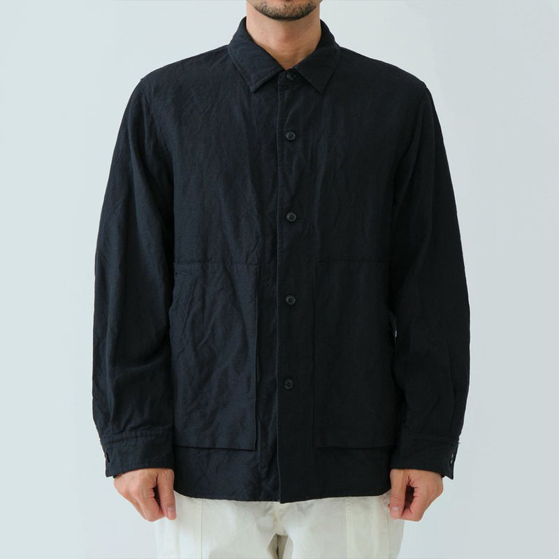 Sage de Cret - Veste Chemise Oxford - Marine