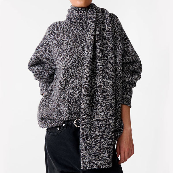 Studio Nicholson - Maille Hemyl - Marine mouliné