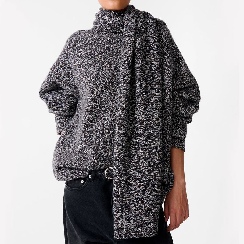 Studio Nicholson - Maille Hemyl - Marine mouliné