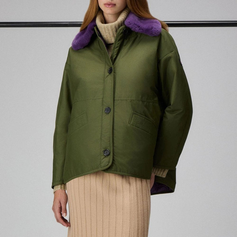 Peuterey - Manteau Gursky reversible - Vert violet