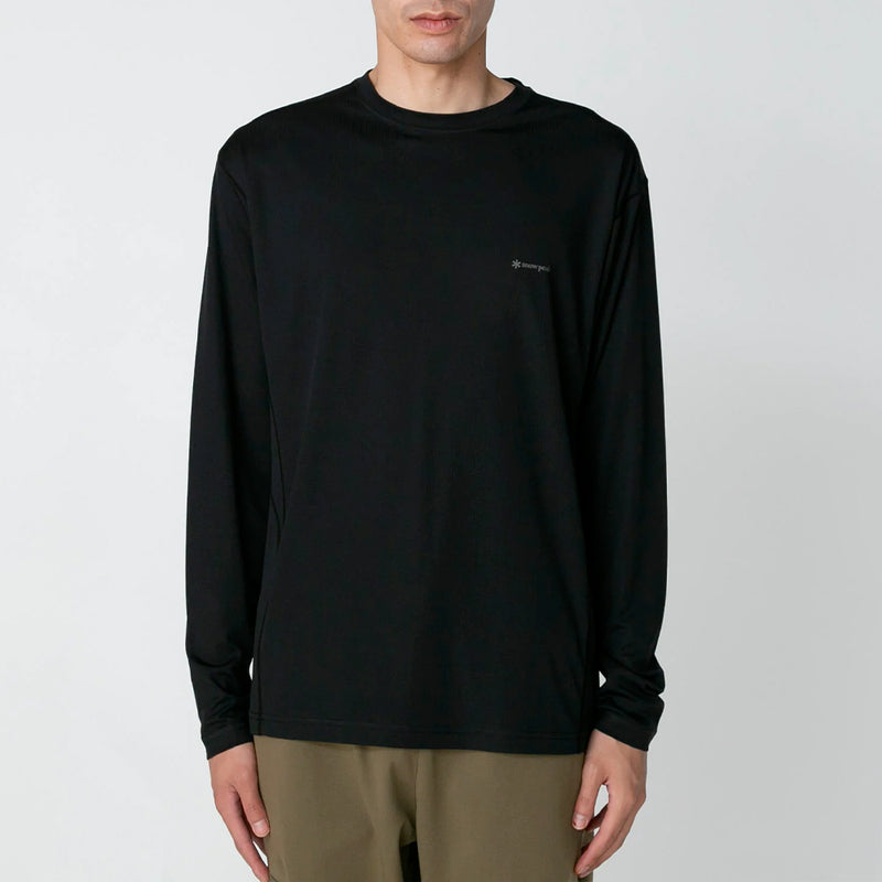 Snow Peak - T-Shirt Pe Power Dry Long - Noir