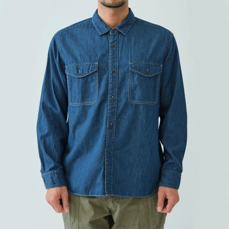 Sage de Cret - Chemise Travail Denim - Bleu