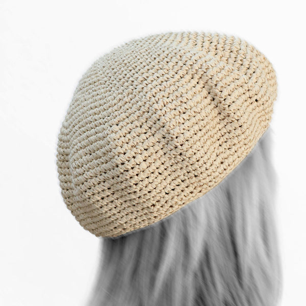 Karakoram - Béret en crochet - Beige