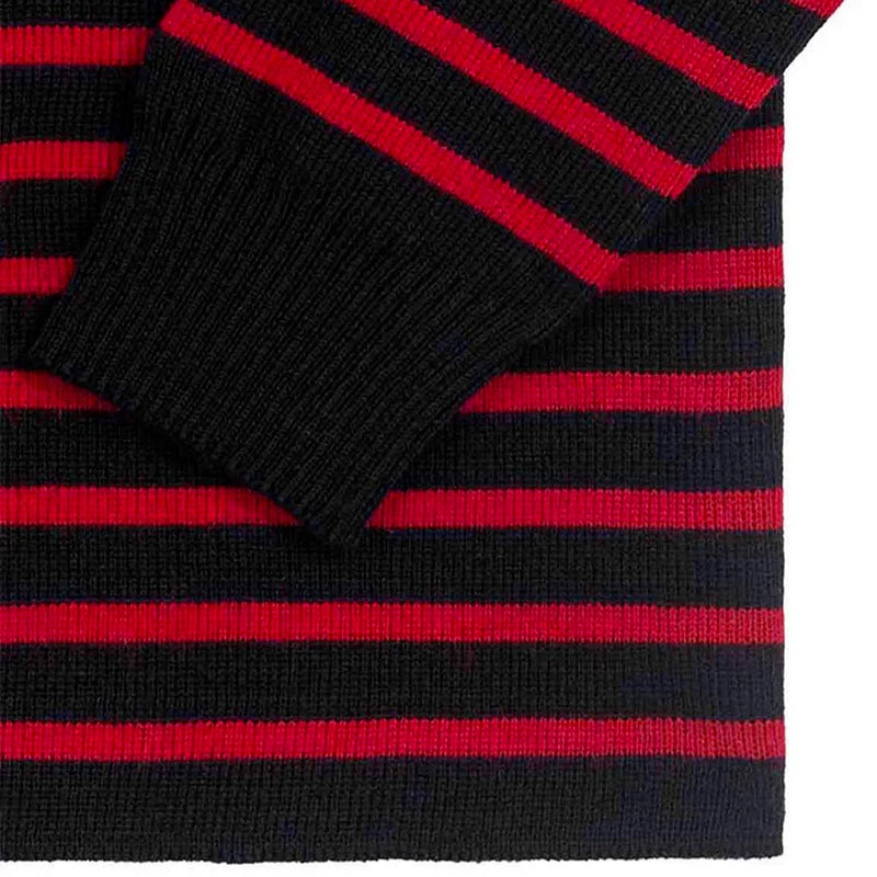 Le Minor - Pull Marin - Marine & Rouge