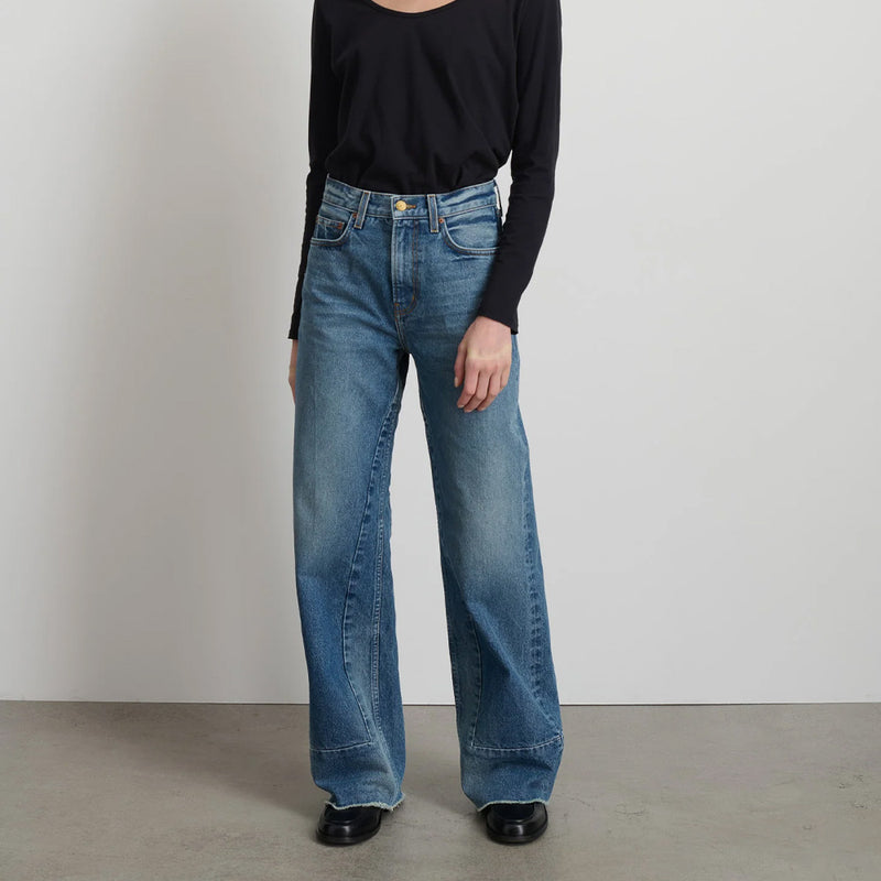 B Sides - Jeans Marcel Culotte - Liselblue