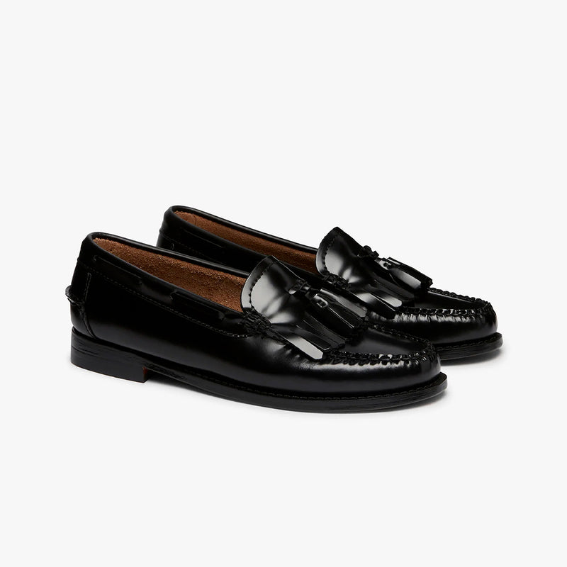 GH Bass - Mocassins Weejuns Esther Kiltie Tassel Loafers - Noir