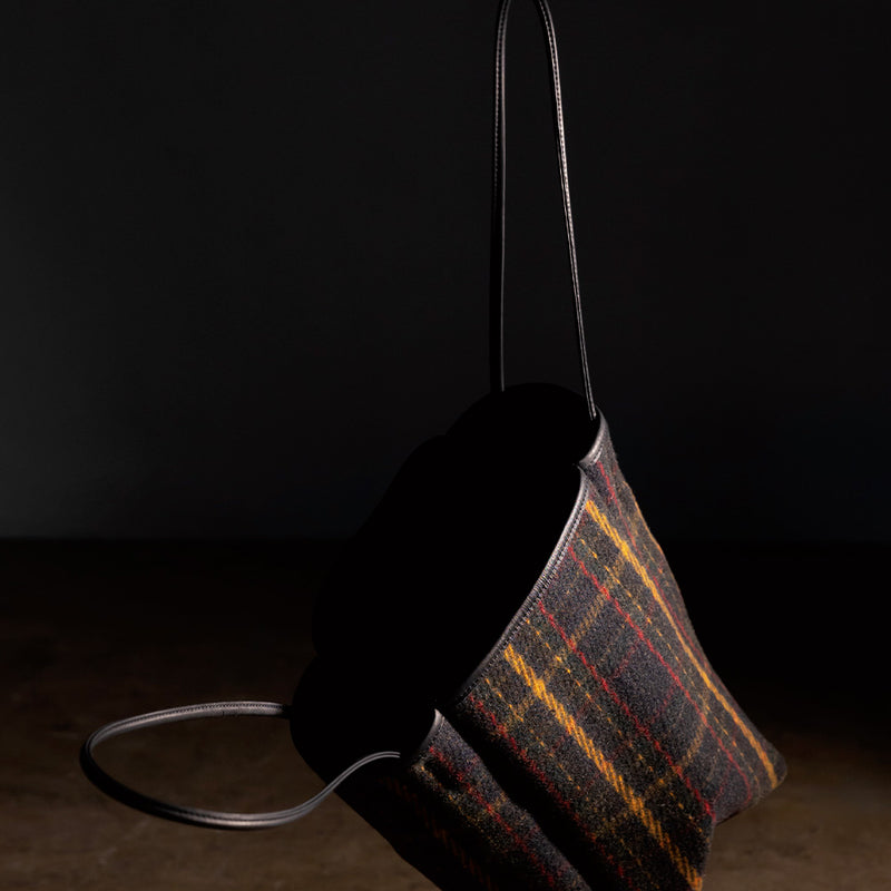 Amiacalva - Sac Cabas en Coton huilé - Tissu écossais