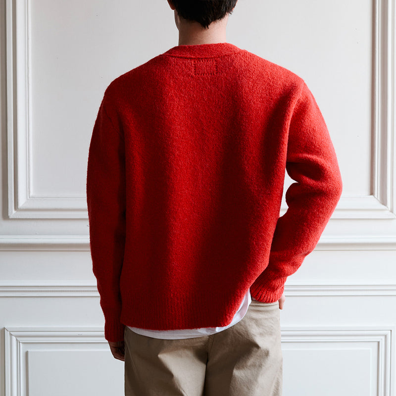 Museum Garments - Cardigan Alpaca Collab x Merci - Rouge