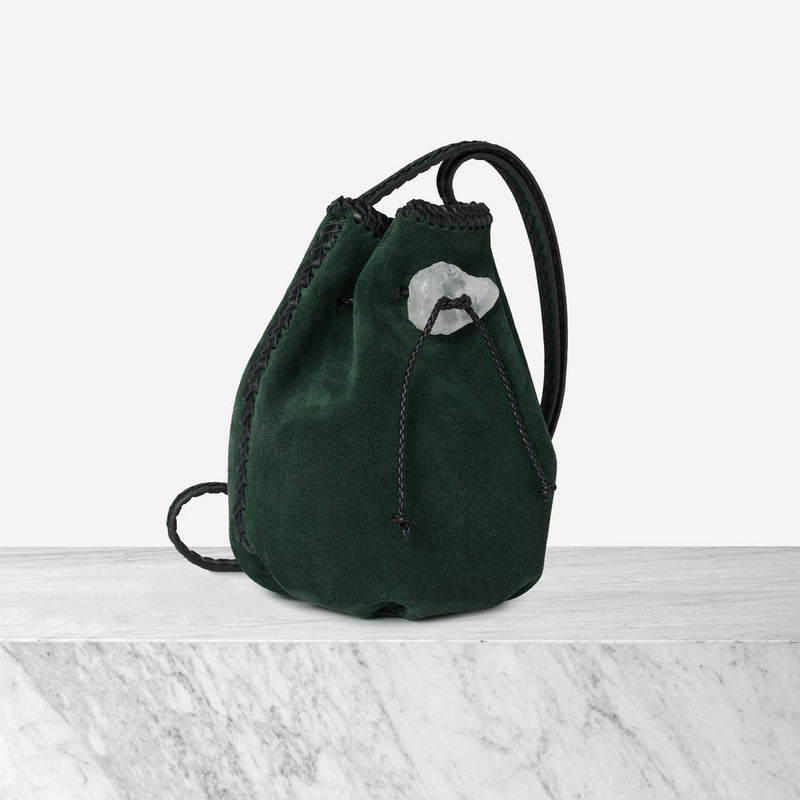 Iacobella - Sac Nirmala Suede - Vert